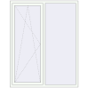 Pricing Tilt-and-Turn 1400x1800 mm REHAU OPTIMUM EURO-DESIGN 70 RAL 9016 Traffic white two-sided