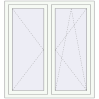 Pricing Tilt-and-Turn 1200x1300 mm REHAU OPTIMUM EURO-DESIGN 70 RAL 9016 Traffic white two-sided