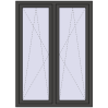 Ustalenie cen Okna skrzydłowe 1170x1595 mm REHAU ENERGY-SAVING SYNEGO MD BASALT_GREY dwustronny
