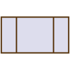 Pricing Tilt-and-Turn 2600x1400 mm REHAU ENERGY-SAVING SYNEGO MD WALNUT external