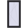 Pricing Tilt-and-Turn 745x1475 mm REHAU ENERGY-SAVING SYNEGO MD BLACK_ULTI-MATT two-sided