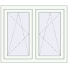 Pricing Tilt-and-Turn 1000x850 mm REHAU OPTIMUM EURO-DESIGN 70 RAL 9016 Traffic white two-sided