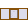 Pricing Tilt-and-Turn 1800x750 mm REHAU OPTIMUM EURO-DESIGN 70 GOLDEN OAK external