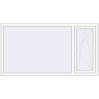 Pricing Tilt-and-Turn 1930x1030 mm REHAU ENERGY-SAVING SYNEGO MD RAL 9016 Traffic white two-sided