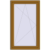 Pricing Tilt-and-Turn 900x1500 mm REHAU ENERGY-SAVING SYNEGO MD LIGHT_OAK external