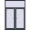 Pricing Tilt-and-Turn 1100x1550 mm REHAU OPTIMUM EURO-DESIGN 70 ANTHRACITE_GREY_STRUKTURAL external
