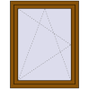 Pricing Tilt-and-Turn 850x1200 mm REHAU OPTIMUM EURO-DESIGN 70 GOLDEN OAK two-sided