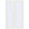 Pricing Tilt-and-Turn 1230x1960 mm REHAU ENERGY-SAVING SYNEGO MD RAL 9016 Traffic white two-sided
