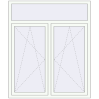 Ustalenie cen Okna skrzydłowe 1400x1660 mm REHAU OPTIMUM EURO-DESIGN 70 RAL 9016 Traffic white dwustronny
