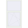Pricing Tilt-and-Turn 1000x1800 mm REHAU OPTIMUM EURO-DESIGN 70 RAL 9016 Traffic white two-sided