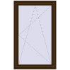 Pricing Tilt-and-Turn 900x1400 mm REHAU ENERGY-SAVING SYNEGO MD DARK_OAK two-sided
