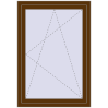 Pricing Tilt-and-Turn 900x1300 mm REHAU OPTIMUM EURO-DESIGN 70 WALNUT external