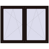 Ustalenie cen Okna skrzydłowe 1665x1280 mm REHAU ENERGY-SAVING SYNEGO MD BLACK_BROWN dwustronny