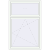 Pricing Tilt-and-Turn 1240x1900 mm REHAU OPTIMUM EURO-DESIGN 70 RAL 9016 Traffic white two-sided