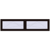 Pricing Tilt-and-Turn 2500x600 mm REHAU OPTIMUM EURO-DESIGN 70 BLACK_BROWN two-sided