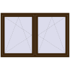 Ustalenie cen Okna skrzydłowe 1815x1130 mm REHAU ENERGY-SAVING SYNEGO MD DARK_OAK dwustronny