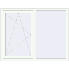 Pricing Tilt-and-Turn 1510x1140 mm REHAU ENERGY-SAVING SYNEGO MD RAL 9016 Traffic white two-sided