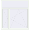 Pricing Tilt-and-Turn 1800x1900 mm REHAU OPTIMUM EURO-DESIGN 70 RAL 9016 Traffic white two-sided