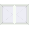 Pricing Tilt-and-Turn 1400x1000 mm REHAU OPTIMUM EURO-DESIGN 70 RAL 9016 Traffic white two-sided