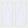 Pricing Tilt-and-Turn 1600x1600 mm REHAU OPTIMUM EURO-DESIGN 70 RAL 9016 Traffic white two-sided