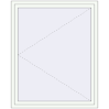 Pricing Tilt-and-Turn 1300x1600 mm REHAU BRILLANT DESIGN RAL 9016 Traffic white two-sided