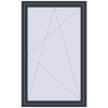 Ustalenie cen Okna skrzydłowe 1100x1650 mm CLASICTHERM 70 ANTHRACITE_GREY_STRUKTURAL zewnętrzny