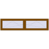 Pricing Tilt-and-Turn 2500x600 mm REHAU OPTIMUM EURO-DESIGN 70 GOLDEN OAK two-sided