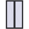 Pricing Tilt-and-Turn 1400x2300 mm REHAU ENERGY-SAVING SYNEGO MD BLACK_ULTI-MATT two-sided