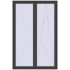 Pricing Tilt-and-Turn 1500x2300 mm REHAU ENERGY-SAVING SYNEGO MD BASALT_GREY two-sided