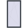 Pricing Tilt-and-Turn 1200x2300 mm REHAU OPTIMUM EURO-DESIGN 70 ANTHRACITE_GREY_STRUKTURAL two-sided
