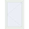 Pricing Tilt-and-Turn 870x1400 mm REHAU OPTIMUM EURO-DESIGN 70 RAL 9016 Traffic white two-sided