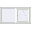 Pricing Tilt-and-Turn 1300x700 mm REHAU OPTIMUM EURO-DESIGN 70 RAL 9016 Traffic white two-sided