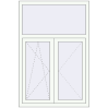 Pricing Tilt-and-Turn 1000x1500 mm REHAU OPTIMUM EURO-DESIGN 70 RAL 9016 Traffic white two-sided