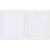 Pricing Tilt-and-Turn 1700x1000 mm REHAU OPTIMUM EURO-DESIGN 70 RAL 9016 Traffic white two-sided