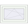 Pricing Tilt-and-Turn 770x490 mm REHAU BRILLANT DESIGN RAL 9016 Traffic white two-sided