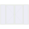 Pricing Tilt-and-Turn 3200x2250 mm REHAU OPTIMUM EURO-DESIGN 70 RAL 9016 Traffic white two-sided