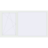 Pricing Tilt-and-Turn 2500x1400 mm REHAU OPTIMUM EURO-DESIGN 70 RAL 9016 Traffic white two-sided