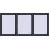 Pricing Tilt-and-Turn 3000x1400 mm REHAU OPTIMUM EURO-DESIGN 70 ANTHRACITE_GREY_STRUKTURAL external