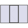 Pricing Tilt-and-Turn 3600x2400 mm REHAU ENERGY-SAVING SYNEGO MD BASALT_GREY two-sided