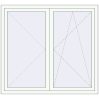 Pricing Tilt-and-Turn 1500x1400 mm REHAU BRILLANT DESIGN RAL 9016 Traffic white two-sided