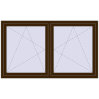 Pricing Tilt-and-Turn 1770x1040 mm REHAU ENERGY-SAVING SYNEGO MD DARK_OAK two-sided
