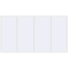 Ustalenie cen Okna skrzydłowe 4200x2300 mm REHAU OPTIMUM EURO-DESIGN 70 RAL 9016 Traffic white dwustronny