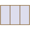 Pricing Tilt-and-Turn 3500x2350 mm REHAU ENERGY-SAVING SYNEGO MD GOLDEN OAK two-sided