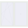 Pricing Tilt-and-Turn 2600x2400 mm REHAU OPTIMUM EURO-DESIGN 70 RAL 9016 Traffic white two-sided