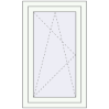 Pricing Tilt-and-Turn 640x980 mm REHAU OPTIMUM EURO-DESIGN 70 RAL 9016 Traffic white two-sided