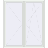 Pricing Tilt-and-Turn 1900x2200 mm REHAU OPTIMUM EURO-DESIGN 70 RAL 9016 Traffic white two-sided