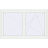 Pricing Tilt-and-Turn 1800x1100 mm REHAU ENERGY-SAVING SYNEGO MD RAL 9016 Traffic white two-sided