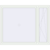 Pricing Tilt-and-Turn 2000x1600 mm REHAU ENERGY-SAVING SYNEGO MD RAL 9016 Traffic white two-sided