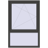 Pricing Tilt-and-Turn 1000x1500 mm REHAU ENERGY-SAVING SYNEGO MD BASALT_GREY two-sided