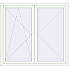 Pricing Tilt-and-Turn 1500x1400 mm REHAU OPTIMUM EURO-DESIGN 70 RAL 9016 Traffic white two-sided